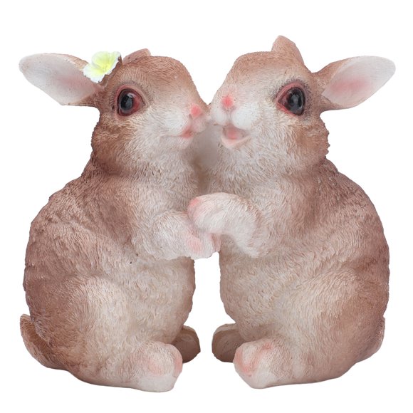 rabbit decoration rabbit statue cute outdoor indoor rainproof for yard for garden anggrek otros