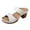 White, variant on Women's Platform Heels Open Toe Wedge Sandals Summer Slides Solid Vintage Leather Comfy Casual Dress Pumps Shoes Brown Size 8
