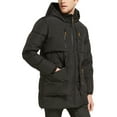 thumbnail image 3 of Orolay Men's Puffy Down Jacket Warm Winter Down Jacket with Multi Pockets Mid Length Down Coat Black XL, 3 of 5