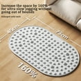 thumbnail image 5 of Silicone Foot Massage Mat Acupressure Mat Plate, 29.5x17.7in Slow Running Pad for Home, Fatigue-Mat, Pressure-Point Pad Pink, 5 of 5