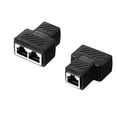 thumbnail image 2 of Bearachild Laptop Network Cable Splitter Converter Office Internet School Adaptor Conversion LAN Accessories Ethernet PC Connector Desktop Juegos de teclado y mouse para computadora, 2 of 6
