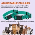 thumbnail image 6 of DogLine -Biothane Waterproof Dog Collar with Quick Release Buckle Strong Coated Nylon Webbing with Odor-Proof for Easy Care and Clean Fits Small Medium Large Dogs(Teal: L: 12" - 19" | Width 3/4"), 6 of 8