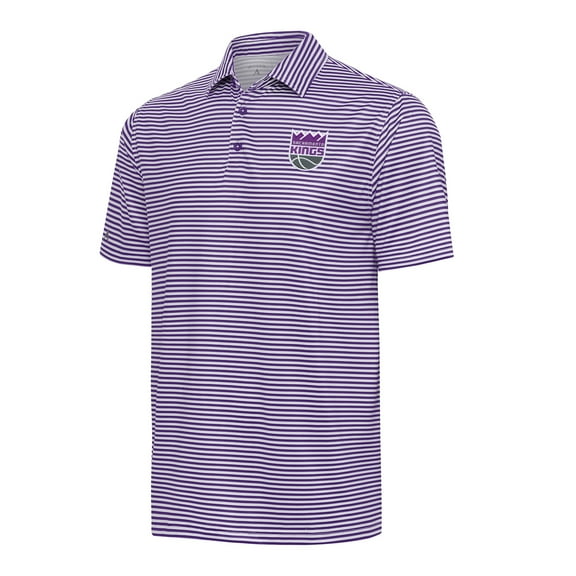 Men's Antigua Purple Sacramento Kings Skills Polo