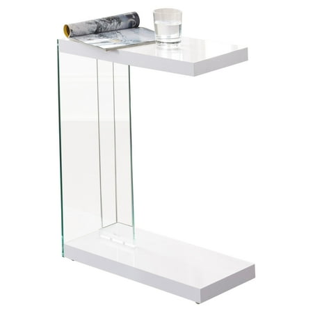 Elaina Chair Side End Table White