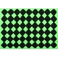 thumbnail image 1 of Ahgly Company Indoor Rectangle Abstract Emerald Green Contemporary Area Rugs, 5' x 7', 1 of 4