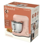 Beautiful 5.3 Qt Stand Mixer, Rose with Flat Beater, Dough Hook, Balloon Whisk