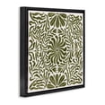 thumbnail image 4 of Stupell Industries Symmetric Flower Pattern Abstract Painting Black Floater Framed Canvas Art Print Wall Art, 25 x 25, 4 of 10