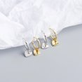 thumbnail image 3 of Pendientes de plata de ley S925 con temperamento INS de corazón, hebilla para la oreja, pendientes de botón de plata pequeños y frescos de Super Fairy, 3 of 6