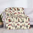thumbnail image 3 of Disketp Retro Steampunk Vehicle1 Flannel Blankets - Thick and Warm Blanket for Winter, Soft Fuzzy Plush King Blanket for All Seasons80"x60", 3 of 6