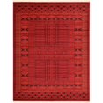 thumbnail image 1 of Unique Loom Tekke Over-Dyed Torkaman Area Rug 9' x 12' Rectangle Red/Black, 1 of 1