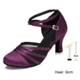 thumbnail image 2 of Women Latin Dance Shoes For Girls Ladies Indoor Ballroom Tango Dancing Shoes 10/8.5/7.5/6/5CM Heels, 2 of 7