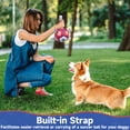 thumbnail image 2 of Pelota de fútbol de juguete para perros Diman con correas para perros pequeños (12,7 cm), 2 of 7