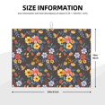 thumbnail image 3 of Bingfone Colorful Flowers With Butterfly ,18" X 24"Dish Drying Mat For Kitchen Counter,Ultra Absorbent Microfiber, 3 of 9