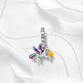thumbnail image 2 of S925 Color Unicorn with Yellow Star Dangle Charm for Womne Moment Bracelet Necklace Pendant, 2 of 6
