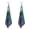 New color, variant on Trendy Metal Sequin Geometric Sheet Long Drop Dangle Earrings