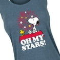 thumbnail image 3 of Peanuts - Oh My Stars - Women's Racerback Tank, 3 of 6