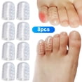 thumbnail image 1 of 2 Uds. Protectores Dedos Los Pies Resina Silicona Transpirable Elasticidad para El Cuidado, 1 of 6