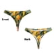 thumbnail image 3 of Balery Retro Warm Lemon Flower Tangas de Algodón para Mujer con Estampado – Ropa Interior Sexy, Transpirable, G-string-Medium, 3 of 6