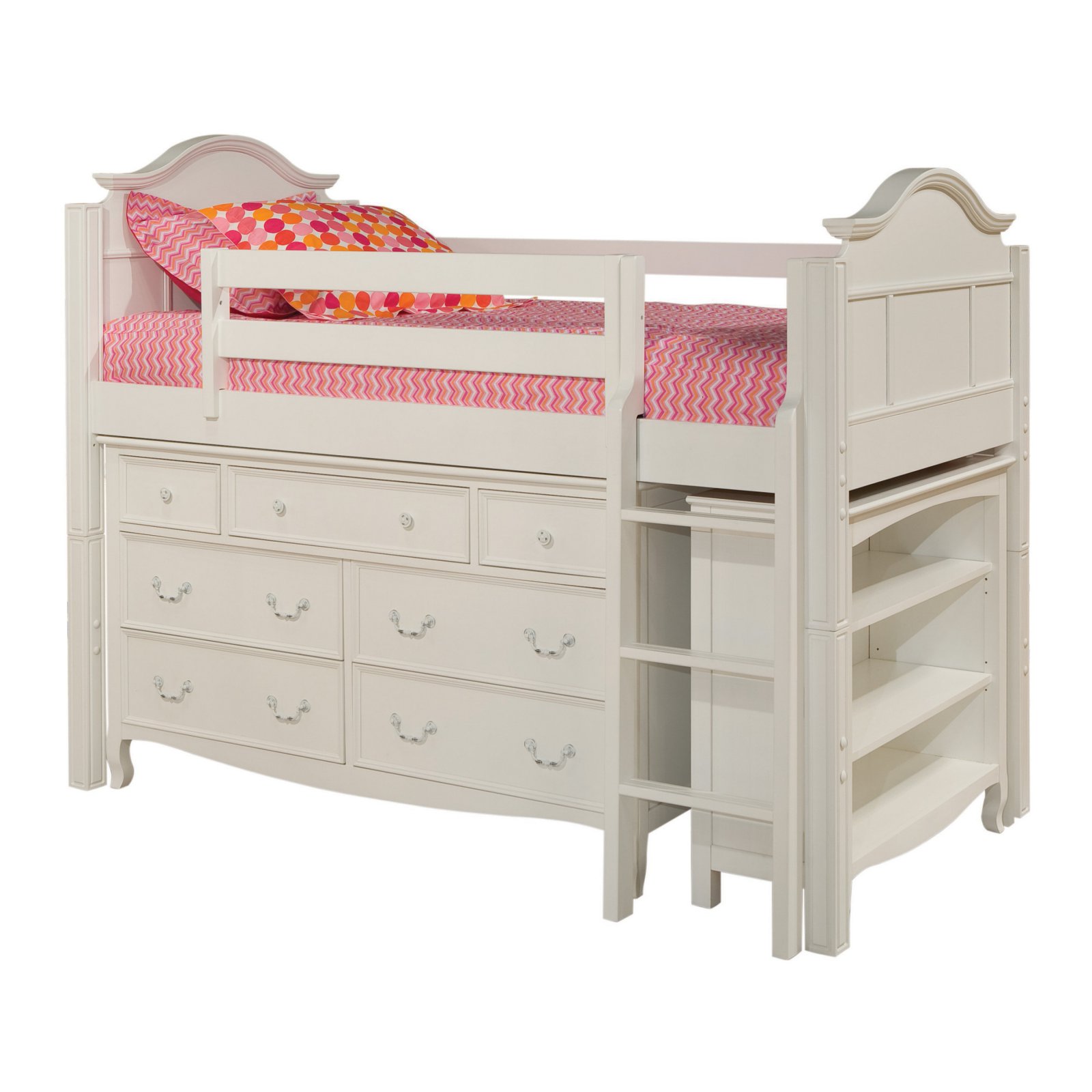 Bolton Furniture Emma 34"H Bookcase White