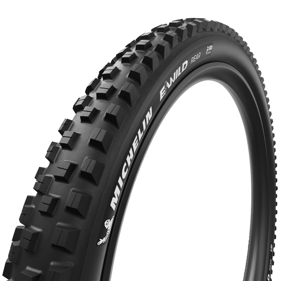 Michelin E-WILD PERFORMANCE LINE Rear, Mountain Tire, 27.5x2.80, Folding, Tubeless Ready, MAGI-X, GUM-X, 2x33, Black