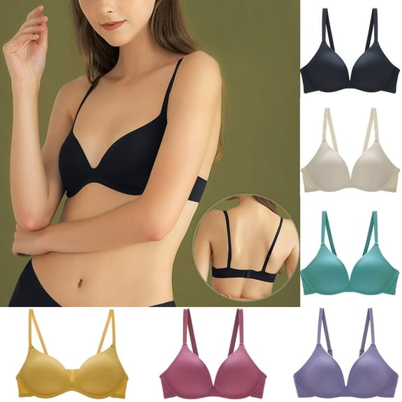 Zpanxa Bras for Women, Women's Small Cup Bra Wireless Comfortable Everyday Bralette for Petite Women