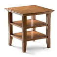 thumbnail image 1 of SIMPLIHOME Acadian Table d'Appoint, 19 Pouces, Brun Doré Clair, 1 of 5