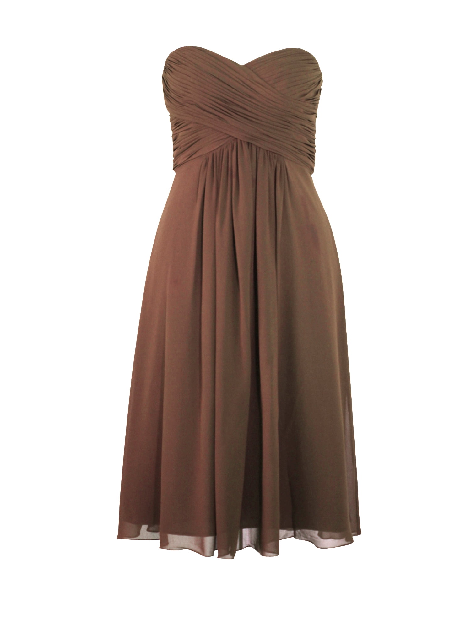 chocolate formal dress