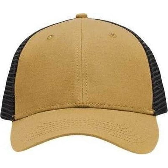 Sportsman SP1450 Traditional Lo-Pro Mesh Back Trucker Fit Cap - Vegas Gold Black