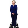 thumbnail image 1 of Star Cutouts SC2017 Hillary Clinton avec Microphone Découpe en Carton, Noir, 1 of 1
