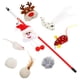 thumbnail image 2 of 8PCS Navidad Cat Stocking Cat Teasing Toy Set Juguetes interactivos para mascotas de Navidad, 2 of 6