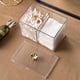 thumbnail image 3 of Caja de almacenamiento cosmético, bastoncillos de algodón, algodón para maquillaje, huevo para maquillaje, brochas de maquillaje, almacenamiento en escritorio con cubierta, con separadores, transparen, 3 of 6