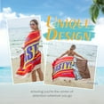 thumbnail image 3 of Catalonia Personalized Microfiber Beach Towel,Quick-Dry Sand-Free Absorbent Lightweight Towels for Kids and Adults,Perfect for Summer Camping,Vacation ,Beach,and Roadtrips,40"x70",Chocolate, 3 of 8