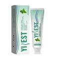 thumbnail image 2 of Fiudx Artículos en oferta con ofertas flash Pasta de dientes de menta, pasta de dientes blanca para limpieza, pasta de dientes blanqueadora, 100 g, 2 of 7
