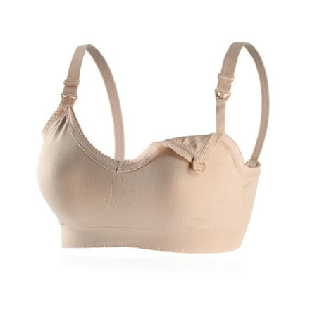 

Nursing Bra Womens Maternity Breastfeeding Bra Seamless Wireless Sleep Bra