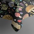 thumbnail image 4 of Red Mushroom Flower Black Pattern Rectangle Tablecloth 60"x102",Waterproof Polyester Rectangle Table Cloth, Wipeable Spillproof Polyester Tablecloth for Dining, Camping, Indoor and Outdoor, 4 of 6