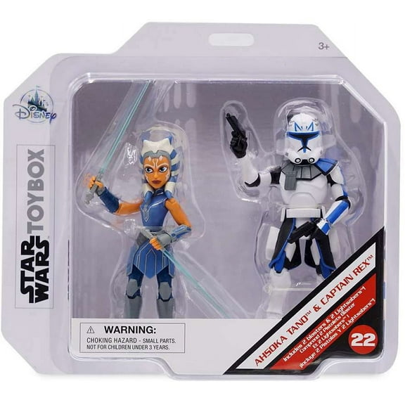 Star Wars Toybox Ahsoka Tano & Captain Rex Action Figure 2-Pack