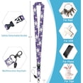 thumbnail image 5 of MaxxMarket Cute Cat Badge Holder Retractable Lanyard, Lanyards for ID Badges Name Tags Vertical Card Holder, Detachable Lanyard Badge Reel Retractable, Teacher Nurse Workers Women Office Gifts, 5 of 12