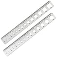 1pc White Round and Square Hole Ruler - Multifunctional Measurement ...