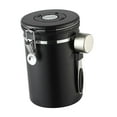 thumbnail image 2 of Contenedor de almacenamiento al vacío para granos de café con herramienta de registro de fecha para el hogar 1.8L, 2 of 9