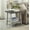 Dark Brown+Gray, variant on Dtwnek Wood End Table with Bottom Shelf, Side Table for Living Room, Office, Dark Brown