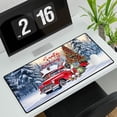 thumbnail image 3 of Santa is Coming Belgian Malinois Merry Christmas Xmas Noel Truck Tree Desk Mat Full Keyboard Mouse Pad Sheepdog Dog Lover Gifts Large Mousepad - 02023, 3 of 5