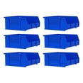 thumbnail image 4 of Akro-Mils Lot de 6 Bacs de Rangement en Plastique AkroBins, Organisateurs Gain de Place, Bleu, 4 of 4