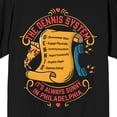thumbnail image 2 of It's Always Sunny in Philadelphia The Dennis System Men's Black Short Sleeve Tee - 3XL, 2 of 4