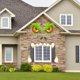 thumbnail image 4 of Halloween Car Decoration Kit Halloween Garage Door Decoration with Teeth Eyes Halloween Monster Face Decoration, 4 of 5
