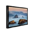 thumbnail image 4 of Stupell Industries Ocean Cliffs with Mountains Landscape Photography Black Floater Framed Canvas Art Print Wall Art, 31 x 25, 4 of 10