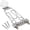 Silver, variant on Professional Electric Guitar Bridge Replacement Alloy Semi Hollow Designs Suitable for Guitar String Retention