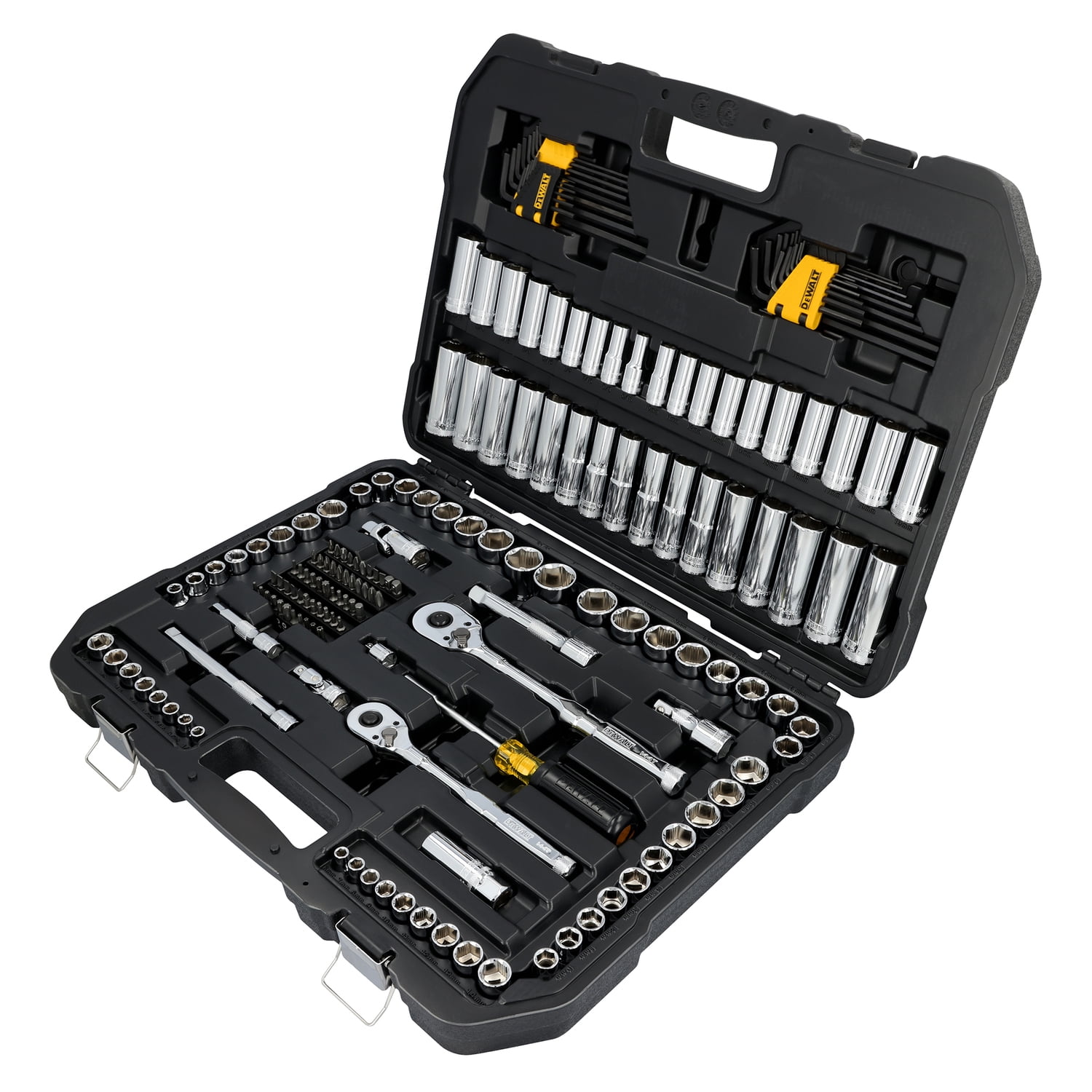 DEWALT TOUGHSERIES 3 Drive Mechanics Tool Set with 182 Pieces plus Case, DWMT45404