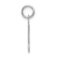 thumbnail image 2 of 925 Sterling Dainty Lettre M Initiale Nom Monogramme Collier Pendentif Pendentif, 2 of 8