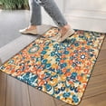 thumbnail image 3 of Bohemian Farmhouse Orange Vintage Welcome Doormat for Indoor/Outdoor Entrance Bohemian Farmhouse Orange Vintage Decoration Door Mat Kitchen Door Mat Bedroom Doormat 17x30 Inch, 3 of 6