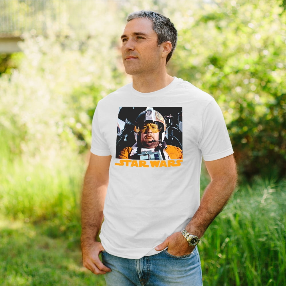 Men s Star Wars Jek Tono Porkins T Shirt White Large Walmart